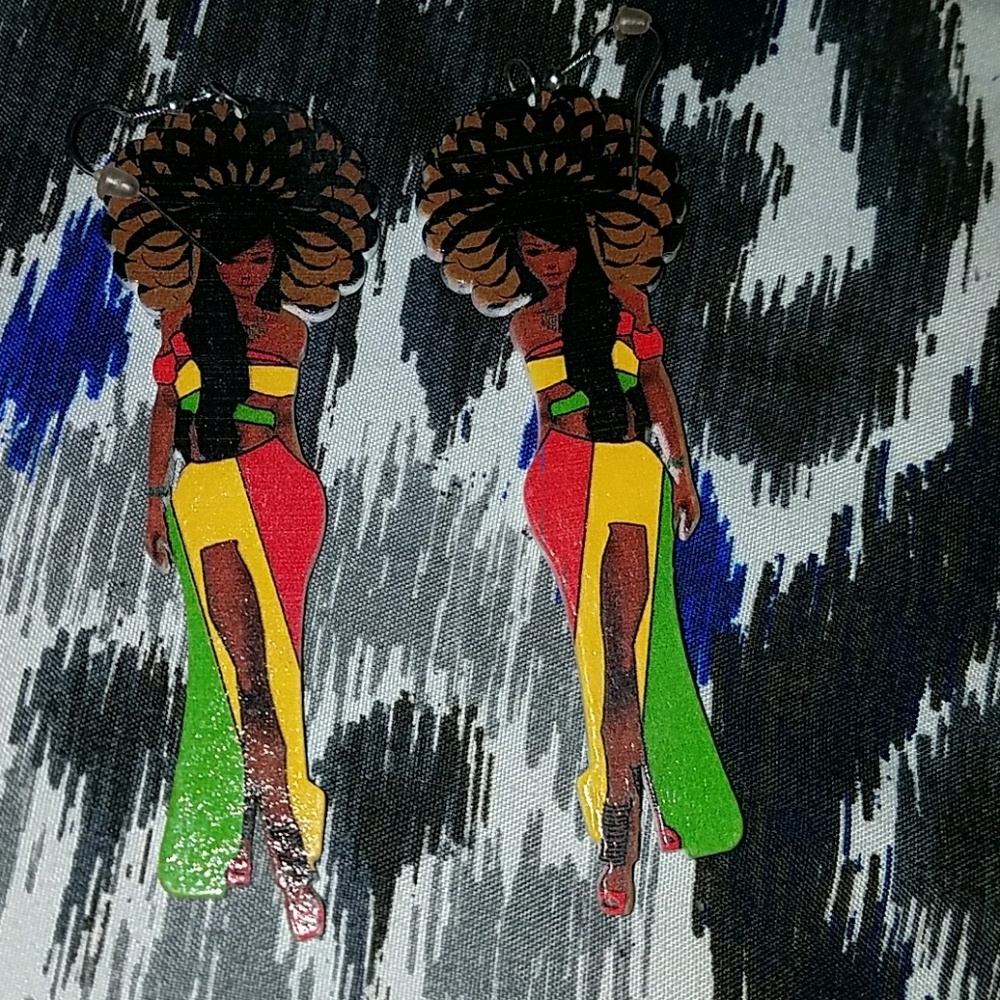 African earrings